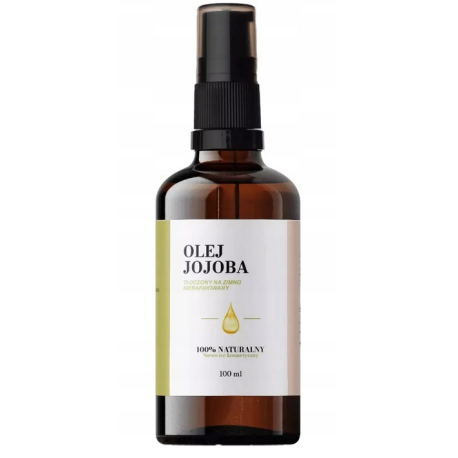 Olej jojoba 100% NAWILŻA, REGULUJE SEBUM, WZMACNIA WŁOSY